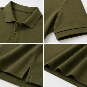Polo homme premium conçu pour un style décontracté et sportif, tissu léger, texture douce, idéal pour l'été, confortable à porter. - Product Image 6