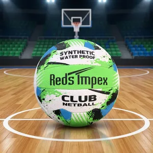 Ballon de netball personnalisé en caoutchouc synthétique de qualité supérieure, durable, toutes saisons, avec une adhérence élevée, design léger, pour jouer en intérieur et en extérieur - Product Image 5