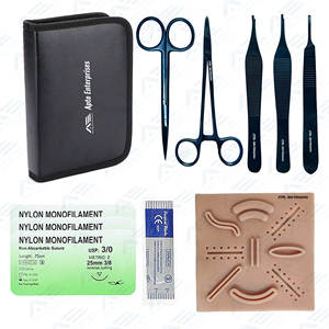 Kit de práctica de sutura quirúrgica básica completa de la mejor calidad Instrumentos médicos al por mayor Fuente de alimentación manual - Product Image 1