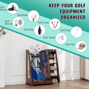 Organizzatore per Sacche da Golf in Marrone per Scaffali da Garage - Product Image 5