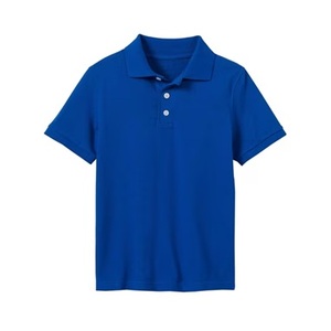 Polo pour garçons de qualité supérieure, couleur unie, en coton/élasthanne, séchage rapide, respirant et écologique, élégant et confortable, fabriqué au Bangladesh - Product Image 6