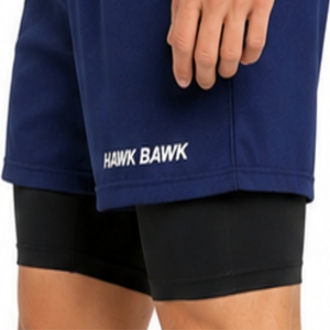 Men's Double <b>Layer</b> Shorts Premium Quality Double <b>Layer</b> Quick Dry Modern Style Export Quality Custom Made Double <b>Layer</b> Shorts - Product Image 6