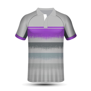 Camiseta de Rugby de Manga Corta para Hombre, Camiseta Polo con Color Degradado, Camiseta de Fútbol Sublimada, Ajuste Regular, Camiseta Deportiva Personalizada - Product Image 1