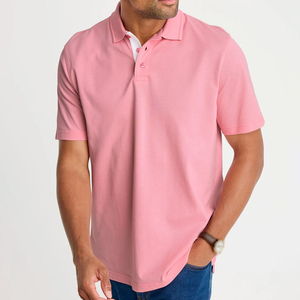 Chemises polo décontractées pour hommes, en coton respirant, pour la mode moderne, vente au détail, exportation, fourniture de vêtements. - Product Image 5