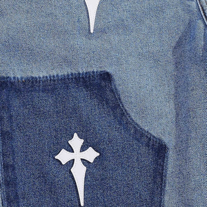 Streetwear Vintage Short Half Pants Loose <b>Work</b> Fashion Men's Shorts Denim <b>Jean</b> Shorts Men Custom Summer Wholesale Rate - Product Image 5