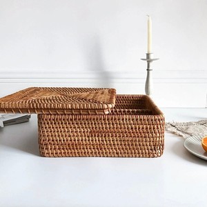 Vietnam Supplier Rattan Tea Caddy Packaging Box High Quality Hand Woven <b>Small</b> <b>Boxes</b> for Tea-bag <b>Storage</b> - Product Image 6