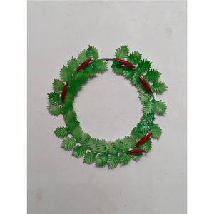 Wholesale Metal <b>Flower</b> Wreath Candle Holder Handmade <b>Wire</b> Floral T-Light Stand Decorative Centerpiece For Wedding Home Decor - Product Image 5