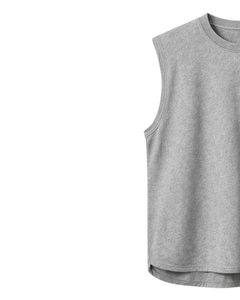 Camiseta sin mangas gris para hombre, chaleco informal de gimnasio, camisa de algodón transpirable para verano, ajuste holgado, ropa deportiva para entrenamiento atlético. - Product Image 2