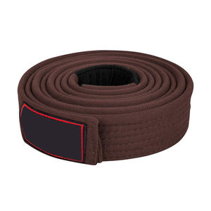 Cinturón de jiu-jitsu de diseño moderno, hecho a medida con logotipo, tela de perlas de alta calidad, cinturón de cáñamo para BJJ, cinturón de jiu-jitsu. - Product Image 3