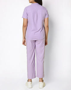 Fabricante de Uniformes Médicos al por Mayor, Uniformes de Trabajo de Enfermería de Verano Unisex, Blusas de Hospital con Mangas Cortas - Product Image 2