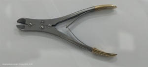 คีมตัดลวดแบบดับเบิ้ลแอคชั่น ขนาด 7 นิ้ว สีตามสั่ง สำหรับงานศัลยกรรมกระดูก ด้านหน้าและด้านข้าง ผลิตจากเหล็กกล้าไร้สนิมเยอรมัน - Product Image 6