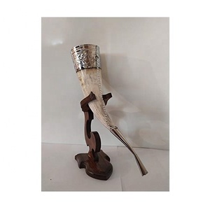 Cuerno de búfalo tallado ecológico de alta calidad, producto de restaurante de Hotel para el hogar, producto para beber cerveza, diseño Animal elegante - Product Image 4