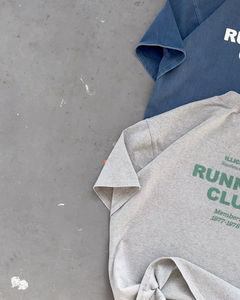 Camiseta Vintage con Logotipo Personalizado OEM, 100% Algodón, Lavado Ácido, Camiseta Gráfica para Hombre, Impresión de Logotipo, Camiseta Lisa Lavada con Efecto Stone Washed - Product Image 6