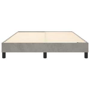 Cadre de lit rembourré gris clair - Product Image 5