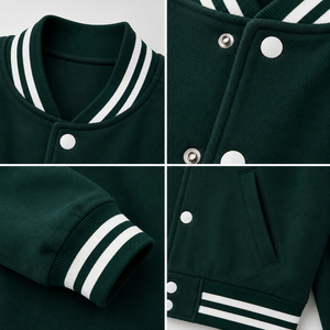 Varsity <b>jacket</b> made with durable materials and comfortable fit delivering timeless style for active casual and fashion forward - Product Image 6