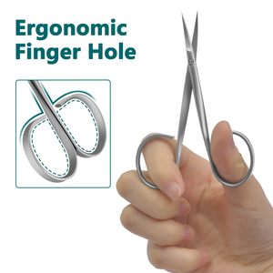 <b>Cuticle</b> Nail <b>Scissor</b> Professional Stainless Steel <b>Cuticle</b> <b>Scissors</b> Extra Fine Curved Eyebrow <b>Scissor</b> Latest New Design - Product Image 4
