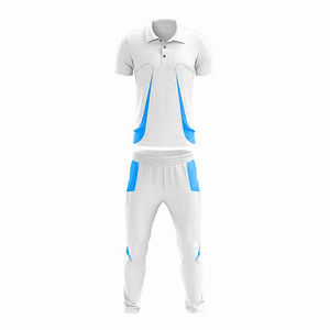 Maillot de cricket personnalisé de haute qualité avec logo, respirant, couleurs unies, design tendance, uniforme de cricket nouveau modèle - Product Image 1