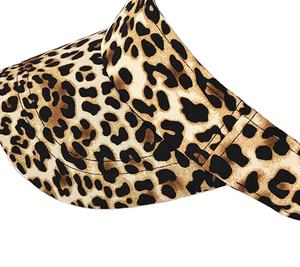 Gorra de Visera con Estampado de Leopardo al por Mayor, Ajustable, para Playa, Correr, Golf, con Logotipo Personalizado - Product Image 3