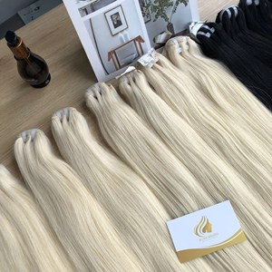 ผมเวียดนามแท้แบบ Remy  ตัดจากผู้บริจาคคนเดียว  หนังกำพร้าผมยังอยู่ครบ  ปลายผมหนา  ตรงธรรมชาติ  หนาเป็นพิเศษ  แบบ Super Double Drawn  ติดด้วยวิธี Skin Weft ด้วยเครื่องจักร - Product Image 1