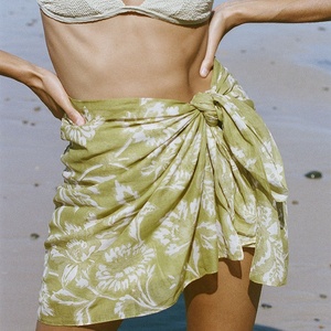 Paréo de plage en coton, écharpe longue, grand paréo, couverture de plage, écharpe en tissu doux, châle tendance - Product Image 3