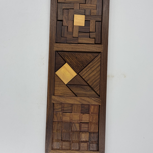 Ensemble de 3 puzzles en bois faits à la main |   Jeu de puzzle d'intelligence en bois de rose indien |   Cadeau jouet éducatif pour l'entraînement cérébral - Product Image 4