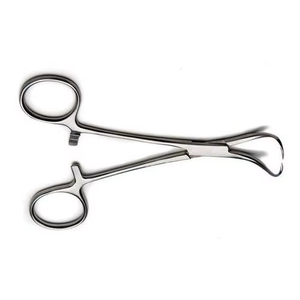 Pinza para toallas Backhaus premium con soporte para tubos - Pinza quirúrgica de acero inoxidable para paños quirúrgicos y tubos de succión - Product Image 6