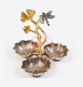 Bol en métal à 3 compartiments Décor de table Bol de service en métal au prix de gros - Product Image 6