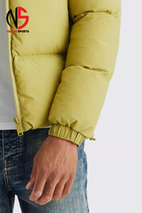 Chaqueta Acolchada Larga con Capucha y Cuello Alto, Cortavientos, Cálida para Invierno, con 2 Bolsillos Laterales, para Hombre, 2026 - Product Image 6