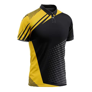 เสื้อเชิ้ตผู้ชายไซส์ใหญ่ ผ้าเจอร์ซีย์ด้านหน้า ระบายอากาศได้ดี แขนสั้น สไตล์ลำลอง ลายเรียบ บริการ OEM ผ้าโพลีเอสเตอร์/คอตตอน ราคาถูก - Product Image 3