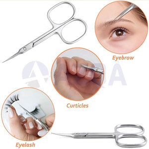 Ciseaux à cuticules professionnels en acier inoxydable à pointe incurvée et extra-affûtée pour la manucure et les soins des ongles - Product Image 5