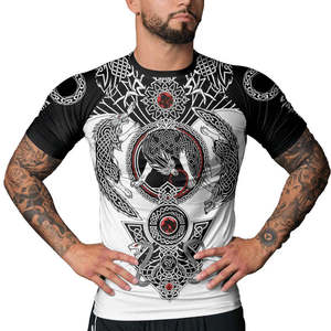 Rashguards Personalizados por Sublimación para Hombre y Mujer, Diseño de Rashguard de Manga Corta para MMA - Product Image 3