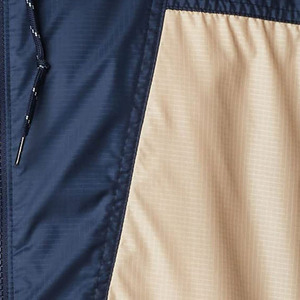 <b>Men's</b> Hooded Windproof Color Blocking <b>Jacket</b> Casual Spring Polyester Zipper Front Regular Fit - Product Image 6