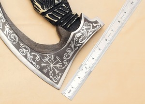Couteau à pizza, hache à pizza, cadeau pour elle, couteau à pizza artisanal, cadeau pour elle avec étui en cuir - Product Image 6