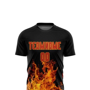 Nuevo Uniforme de Fútbol para Hombre Adulto, 100% Poliéster Ecológico, Ligero, con Números del Equipo Impresos por Transferencia Térmica, Manga Corta - Product Image 3