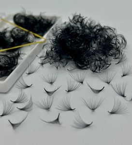 Pestañas de Volumen Premade Profesionales al por Mayor de Alta Calidad, Hechas a Mano en Vietnam y Corea, de PBT Suave, Curva C 20D, Base Puntiaguda - Product Image 1