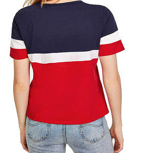 เสื้อยืดคอกลมผู้หญิง ดีไซน์ทันสมัย สั่งพิมพ์ลายได้ ขายส่ง เป็นมิตรกับสิ่งแวดล้อม ผ้าฝ้ายฟลีซ 100% ระบายอากาศได้ดี - Product Image 6