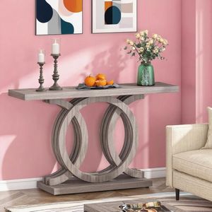 Entryway <b>Console</b> <b>Table</b> for Hallway or <b>Sofa</b> Use - Product Image 5