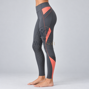 Pantalones de equitación para mujer con construcción transpirable, soporte cómodo para la cintura y tela flexible para mayor comodidad. - Product Image 4
