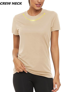 Nouveau design 2026 – T-shirt oversize 100 % coton à manches courtes pour femme, couleur unie, imprimé décontracté, idéal pour l'été – Meilleure vente - Product Image 2
