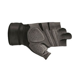 Custom Made Lightweight PU Half Finger Comfortable Fitness <b>Gloves</b> for Unisex Bodybuilders Weightlifters - Product Image 2