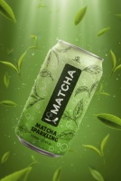 Madam Hong Thé Vert Matcha Latte Pétillant de Qualité Cérémoniale 320ml en Boîte Taiwan Température Ambiante Éviter le Soleil Stockage 24h