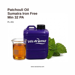 100% Natural Patchouli Essential Oil Sumatra Iron Free Min 32 <b>PA</b> for Perfumery and Diffuser (PL-201) Van Aroma - Product Image 1