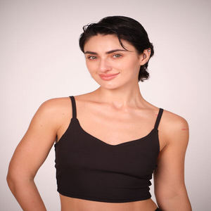 Summer Casual Tank Top with Thin <b>Spaghetti</b> <b>Straps</b> Lightweight Vest Ideal for Layering or Hot Weather Daily Wear - Product Image 1