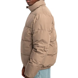 Chaquetas de plumón para hombre, al por mayor, para exteriores, ligeras, cálidas, con logotipo personalizado, de poliéster, negras, con capucha, reversibles, con cremallera, para otoño - Product Image 4