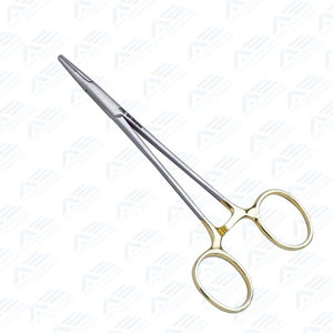 Pinzas de metal Pinzas manuales Mandíbulas dentadas rectas Portaagujas Tc Halsey Premium Instrumento quirúrgico Acero inoxidable - Product Image 4