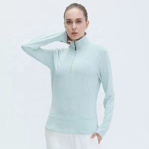 Camiseta Deportiva de Manga Larga para Mujer, de Secado Rápido, Ajustada, para Yoga, Running y Uso Casual, Venta al Por Mayor - Product Image 6