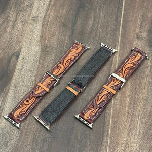 Correa de reloj cómoda de cuero de vaca con hebilla de liberación rápida, correa de reloj de repuesto de cuero de vaca, novedad - Product Image 5