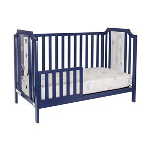 Lit d'enfant convertible 3-en-1 Celeste bleu marine pour enfants - Product Image 4
