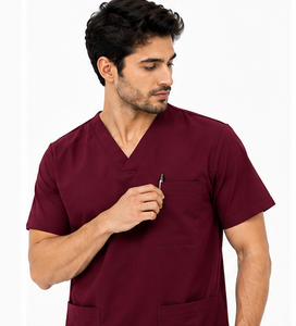 Pantalon de travail médical sur mesure pour homme, respirant, extensible, pour médecins, infirmiers, hôpitaux, professionnel, confortable. - Product Image 6