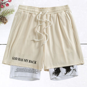 Pantalones Cortos Deportivos Personalizados de Verano para Hombre y Mujer, Transpirables, Estilo Trabajo, con Decoración Estampada, para Ciclismo - Product Image 2